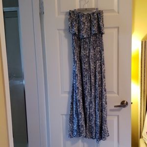 Strapless maxi dress